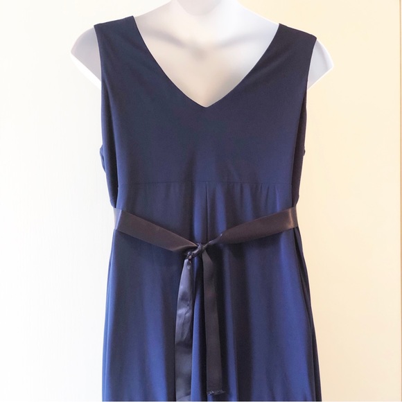 Vintage Dark Blue Dress Large to XL - Picture 7 of 9